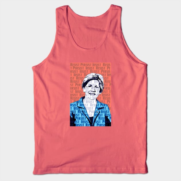 Elizabeth Warren Resist, Persist, Insist Tank Top by candhdesigns